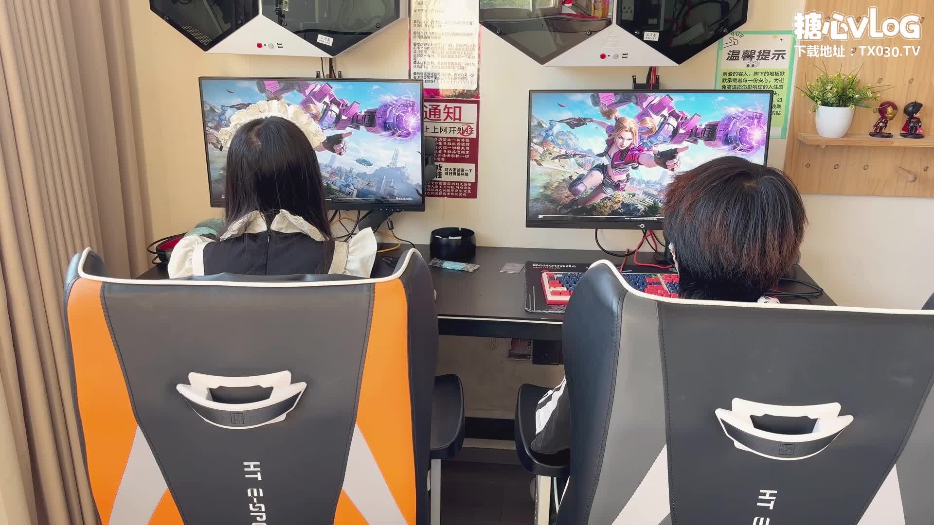 【萝莉女仆】小米粥 - 洛丽塔少女的电竞陪玩 吃鸡口交侍奉 玩弄小穴无套抽插 榨射老板精液顶级服务 - AV大平台-中文字幕,成人影片,AV,国产,线上看